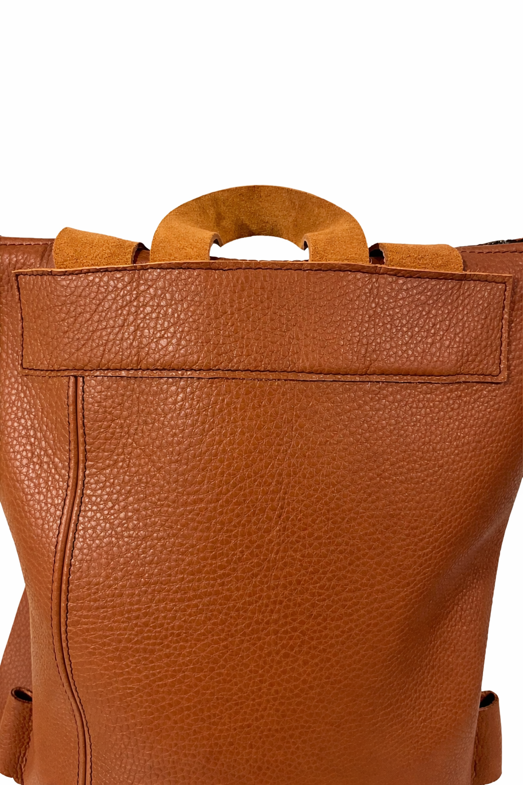 Lederrucksack „komplett zu öffnen“