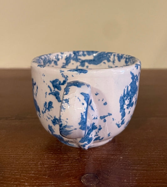 Blue coffee cup