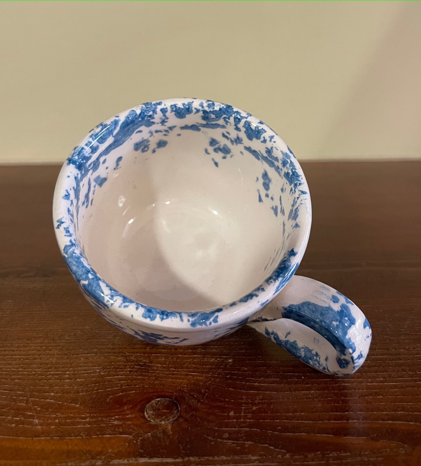 Blue coffee cup