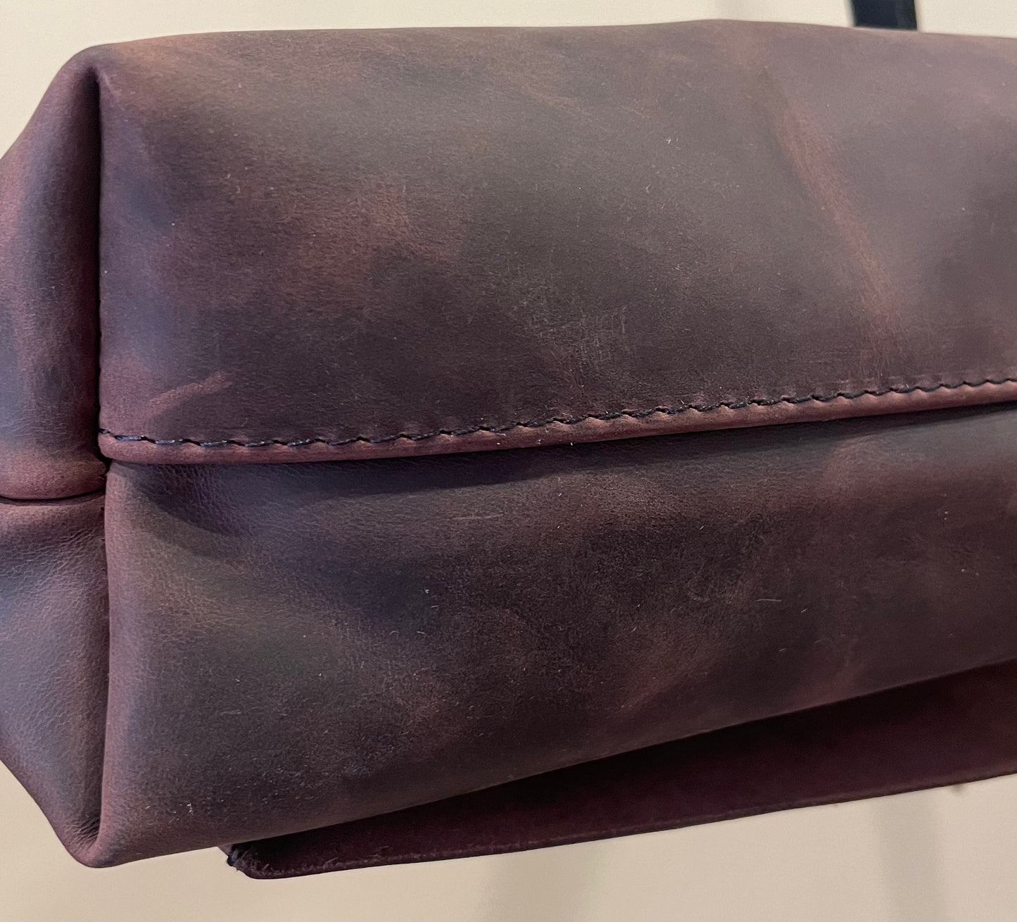 Leather Minibag Amaranth Red