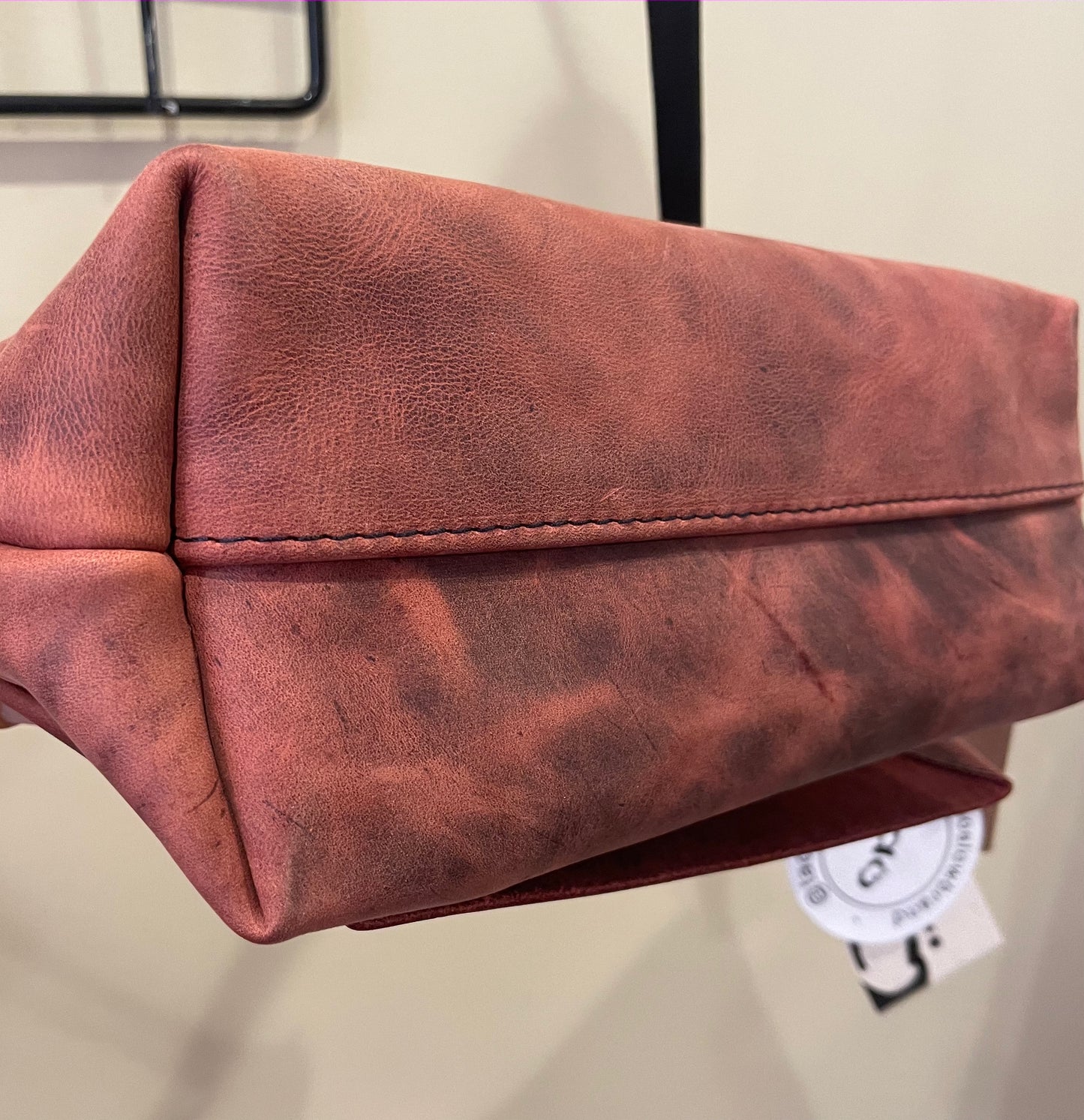 Leather Minibag Red