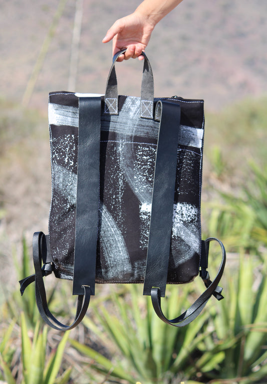 Cordura Painted Backpack Moon