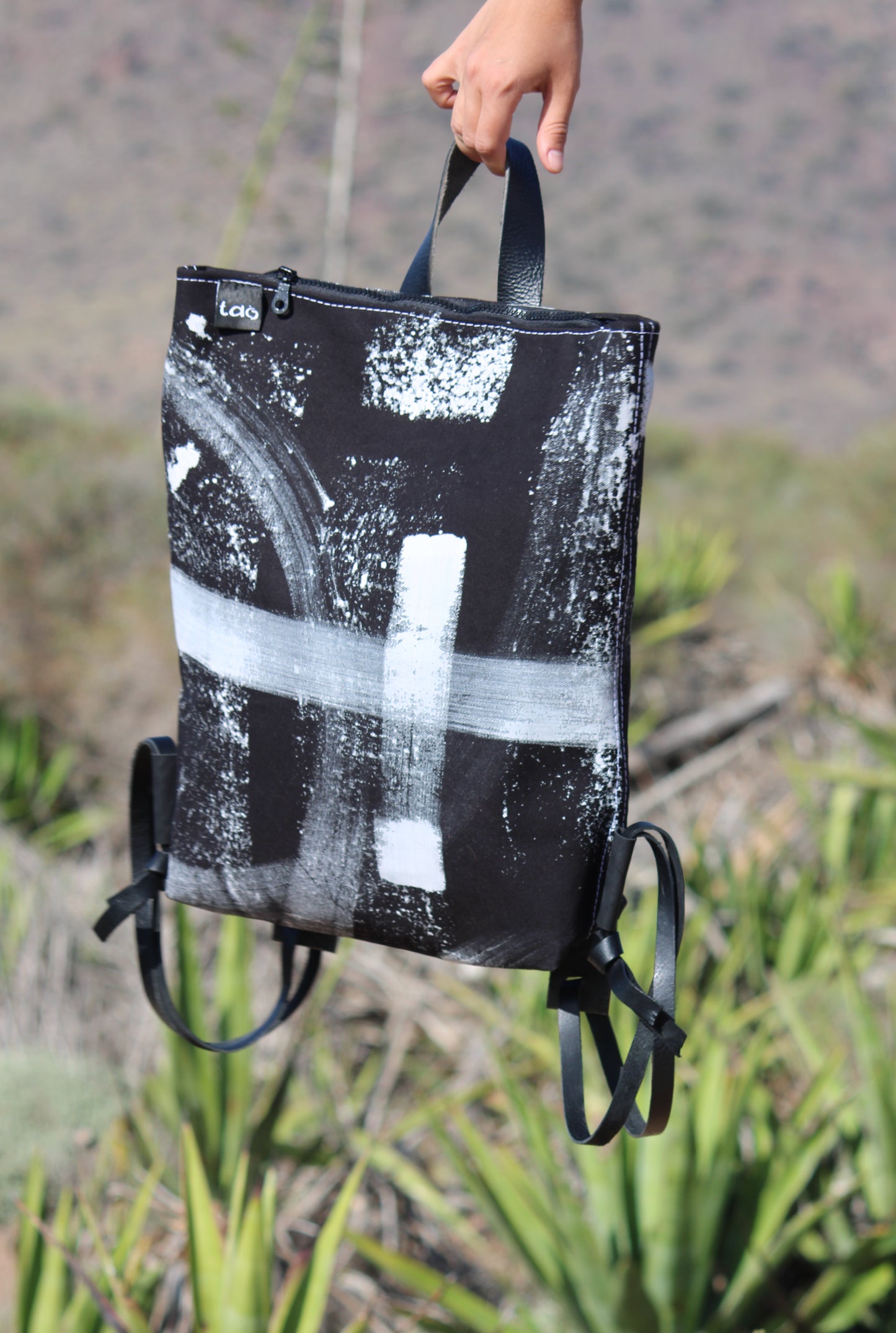 Cordura Painted Backpack Moon