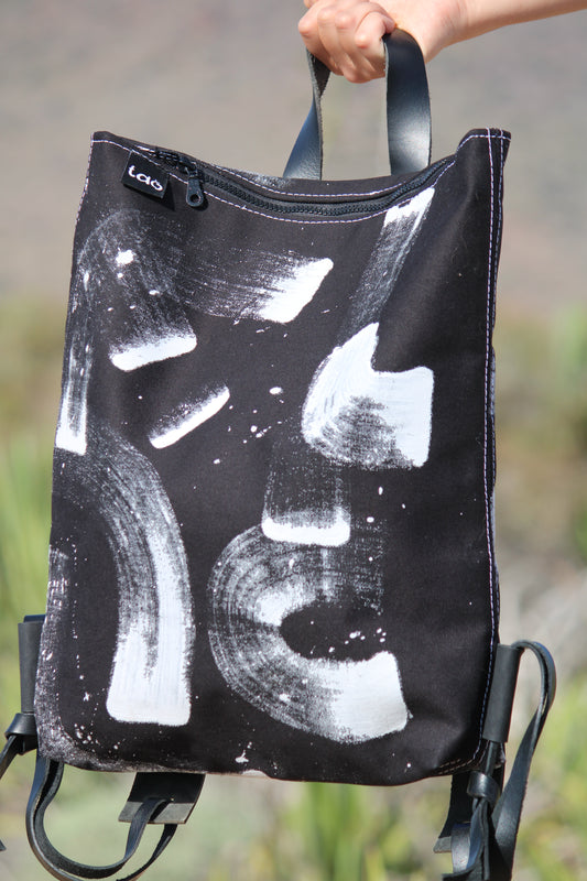 Cordura Painted Backpack Moon 3