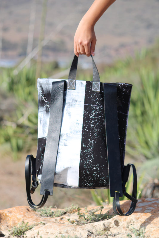 Cordura Painted Backpack Moon 4