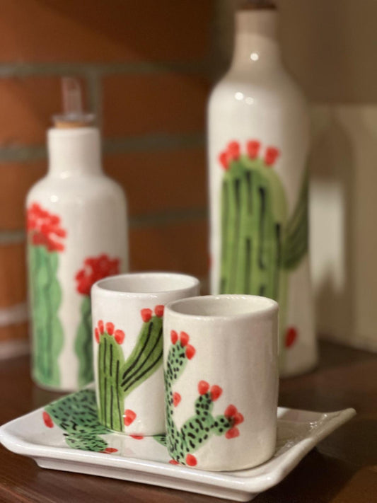 Cactus small ceramic plate