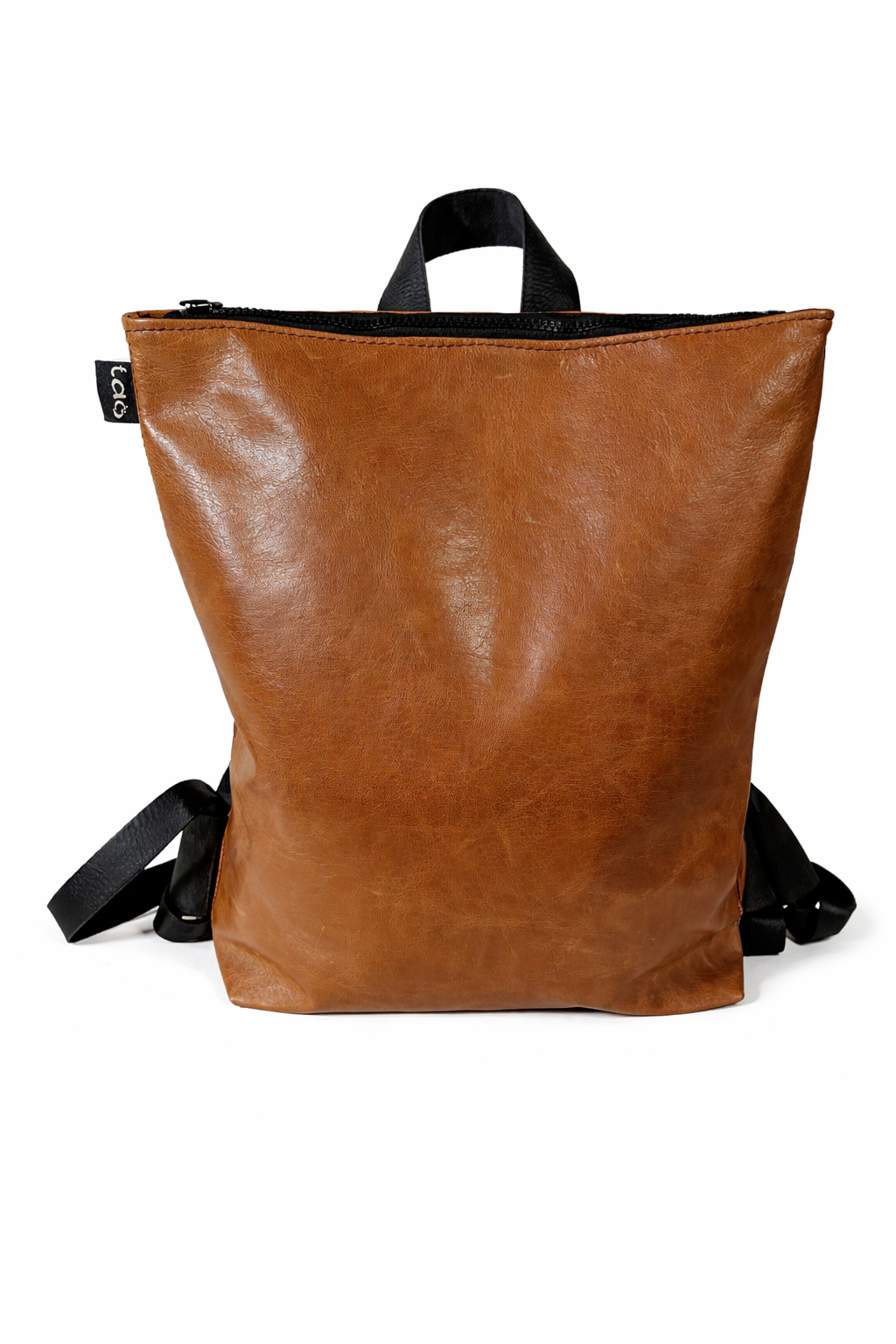 Lederrucksack „komplett zu öffnen“