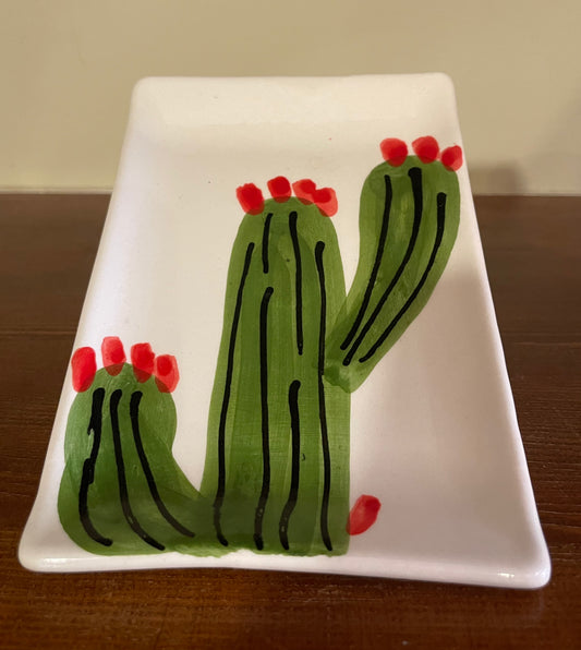 Cactus small ceramic plate II