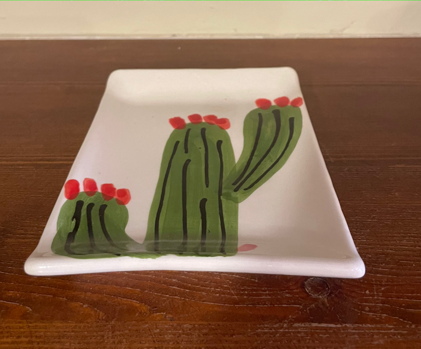 Cactus small ceramic plate II