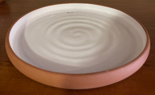 White ceramic plate