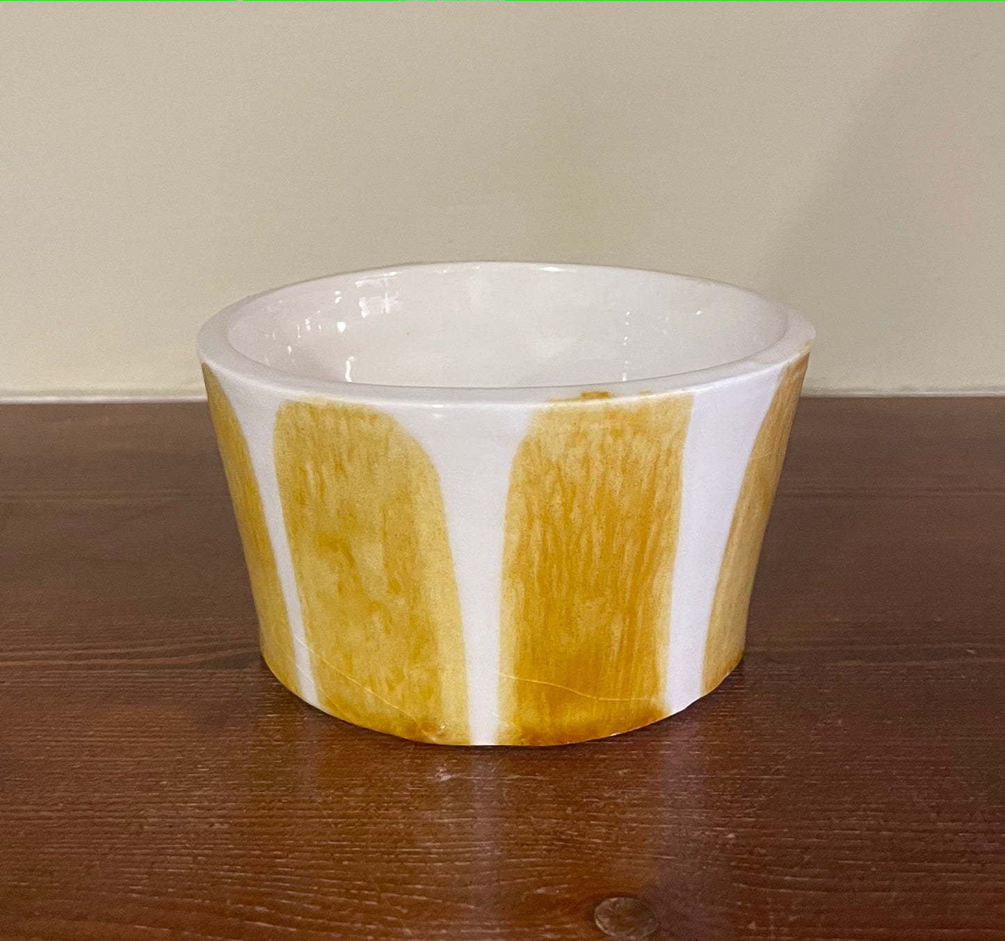 Yellow sauce boat