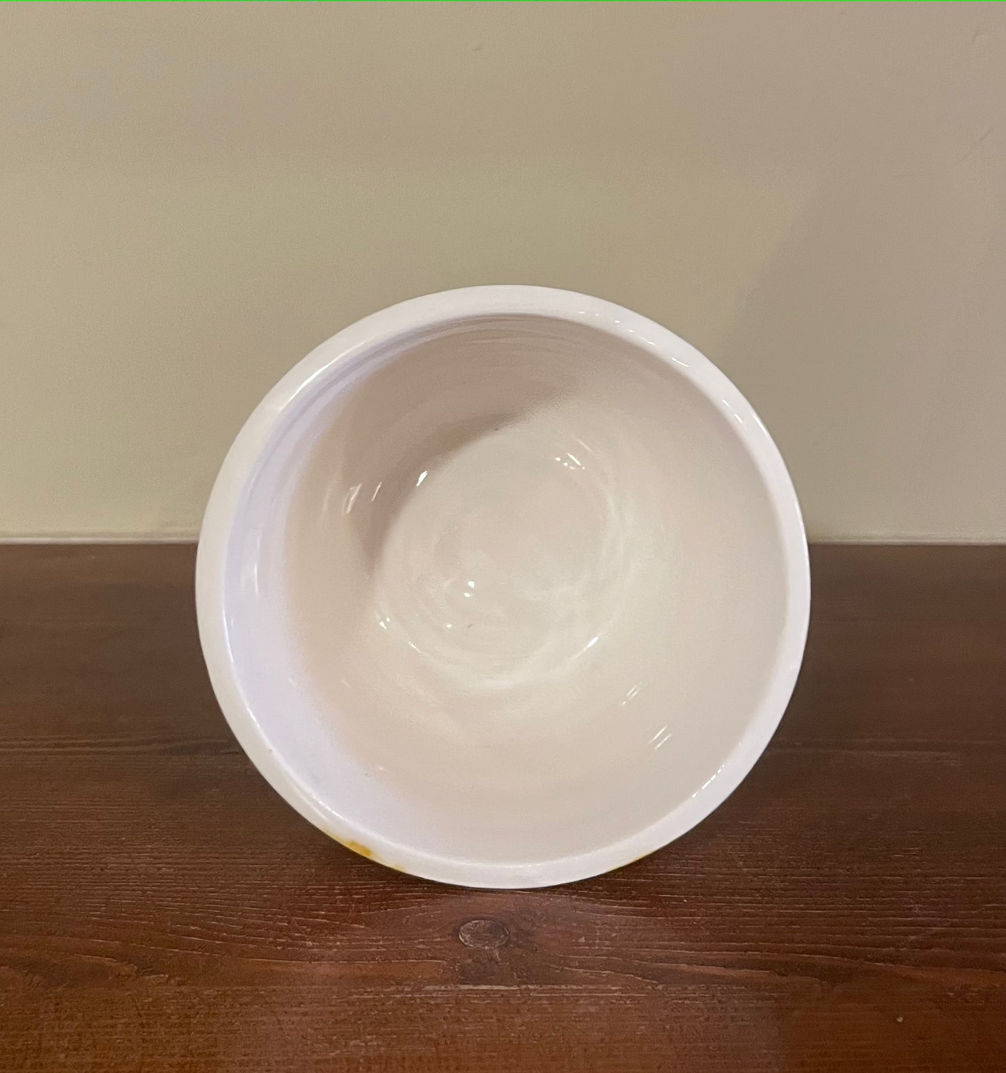 Yellow sauce boat