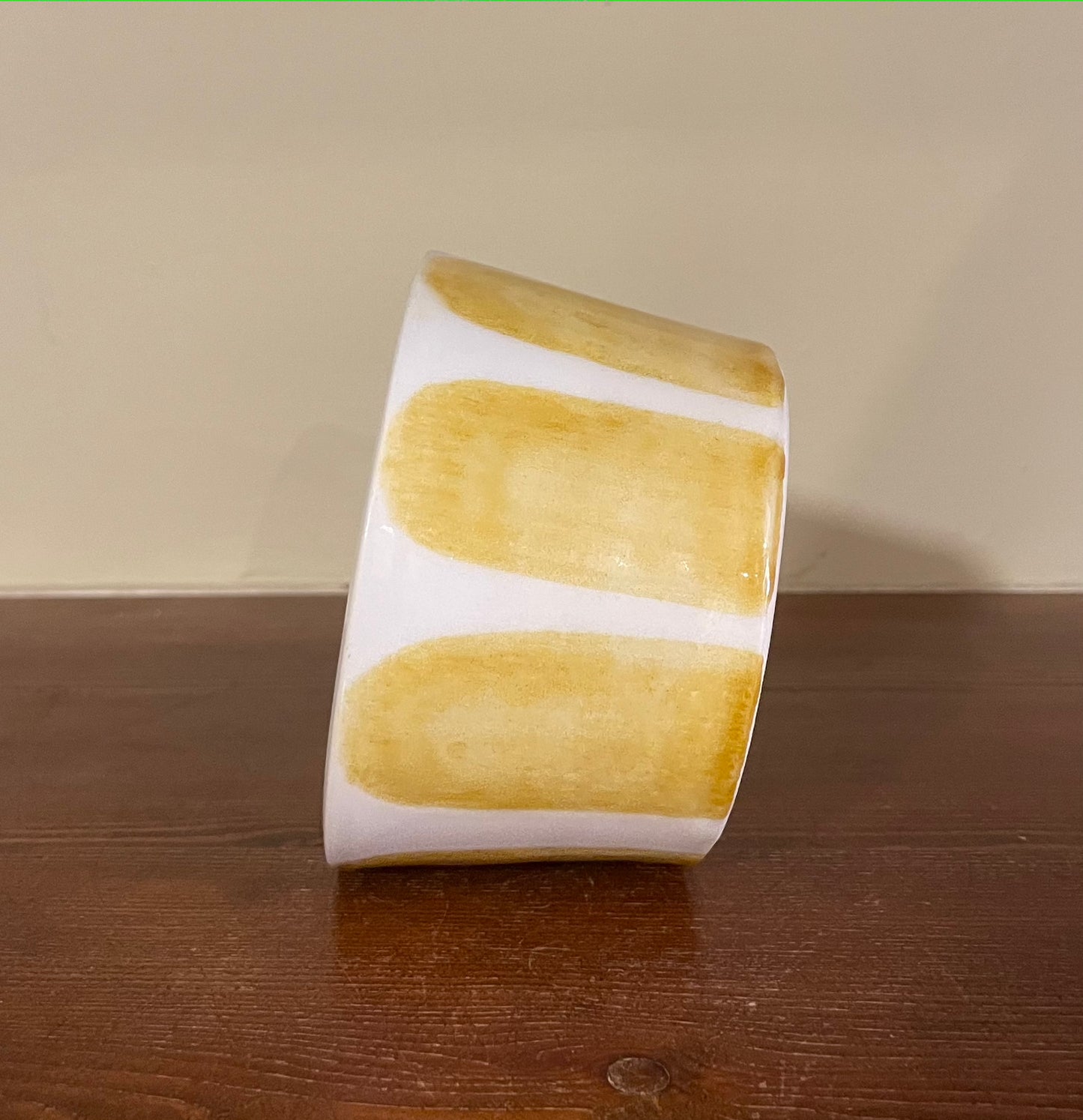 Yellow sauce boat