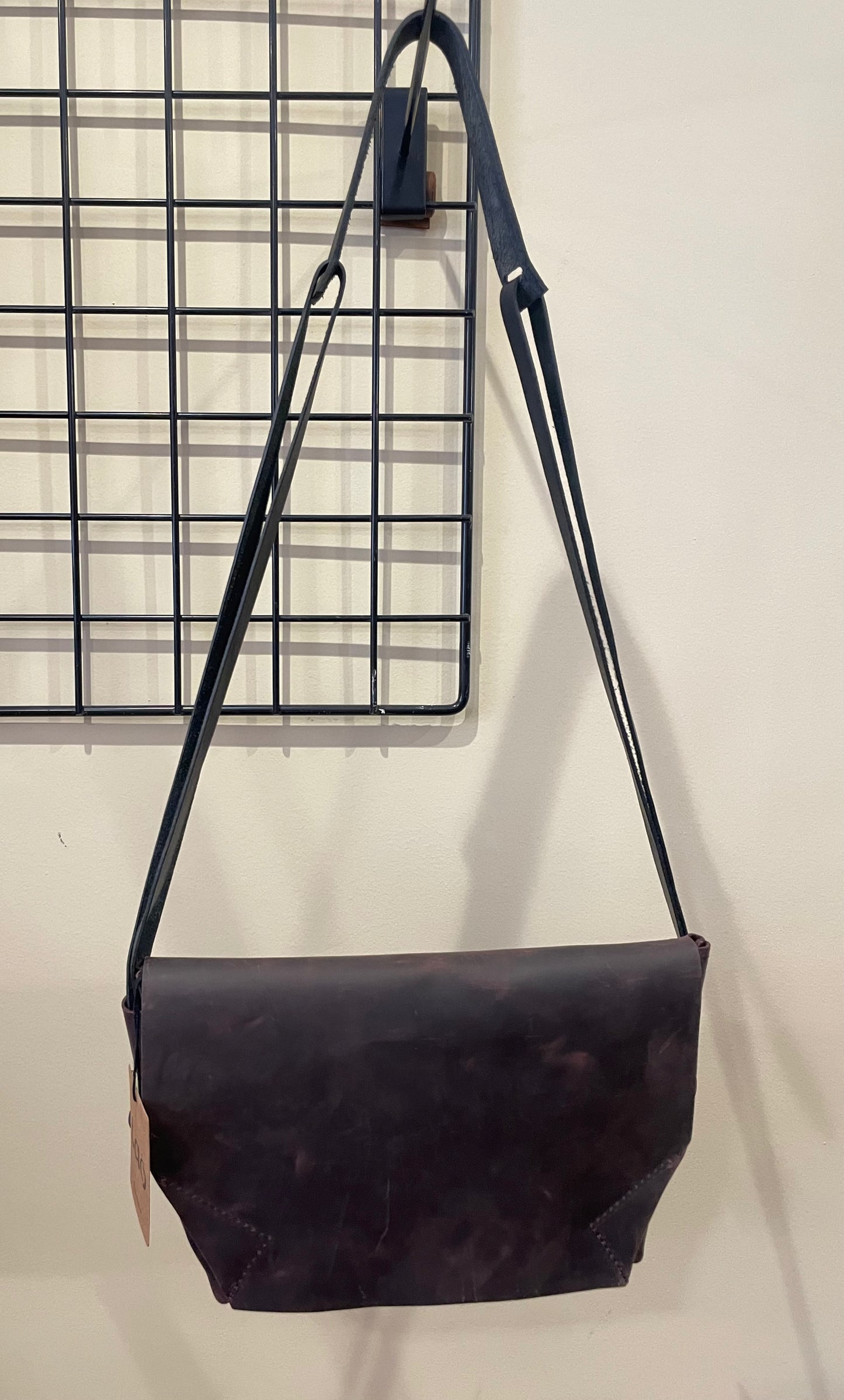 Leather Minibag Amaranth Red