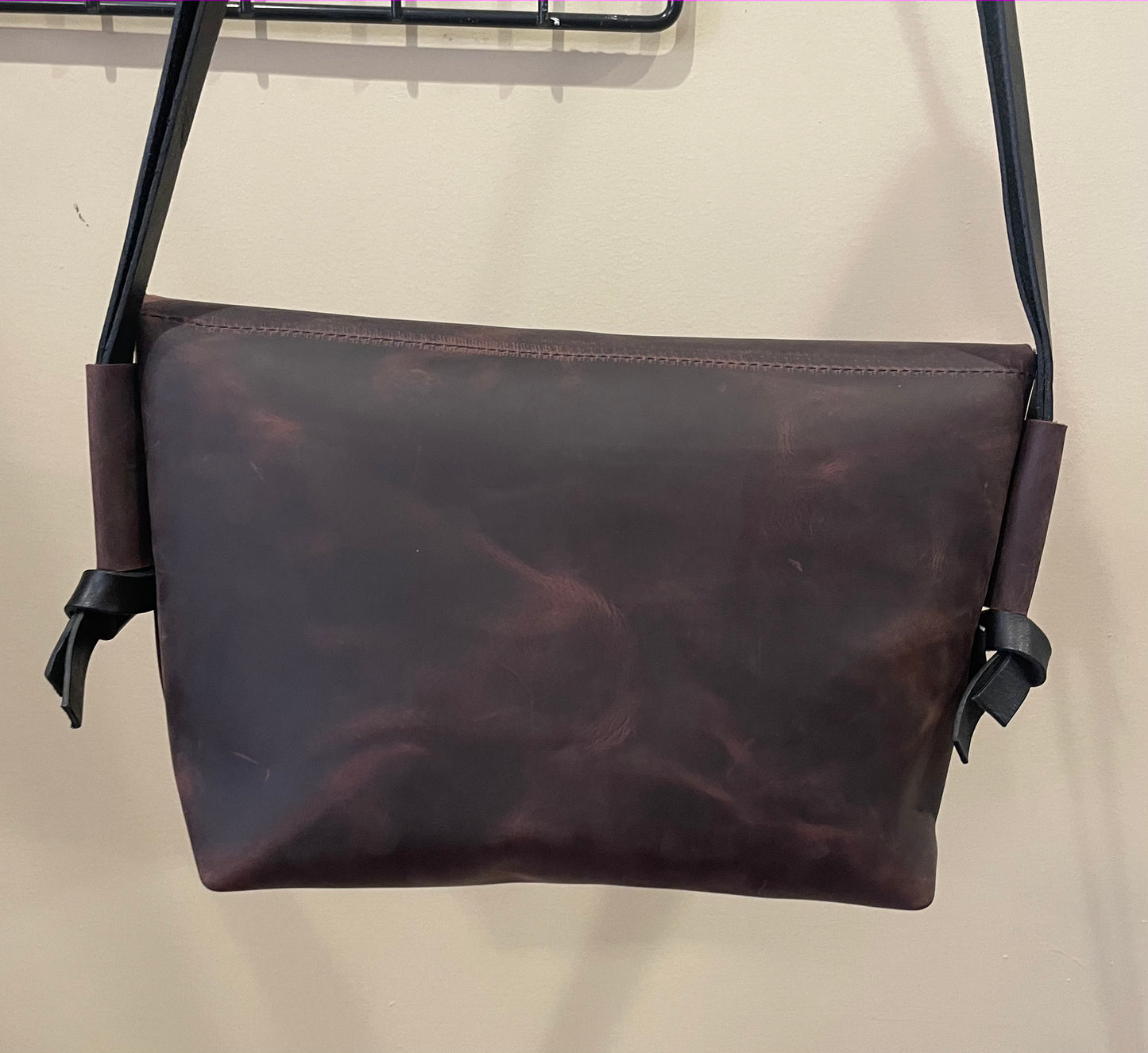 Leather Minibag Amaranth Red