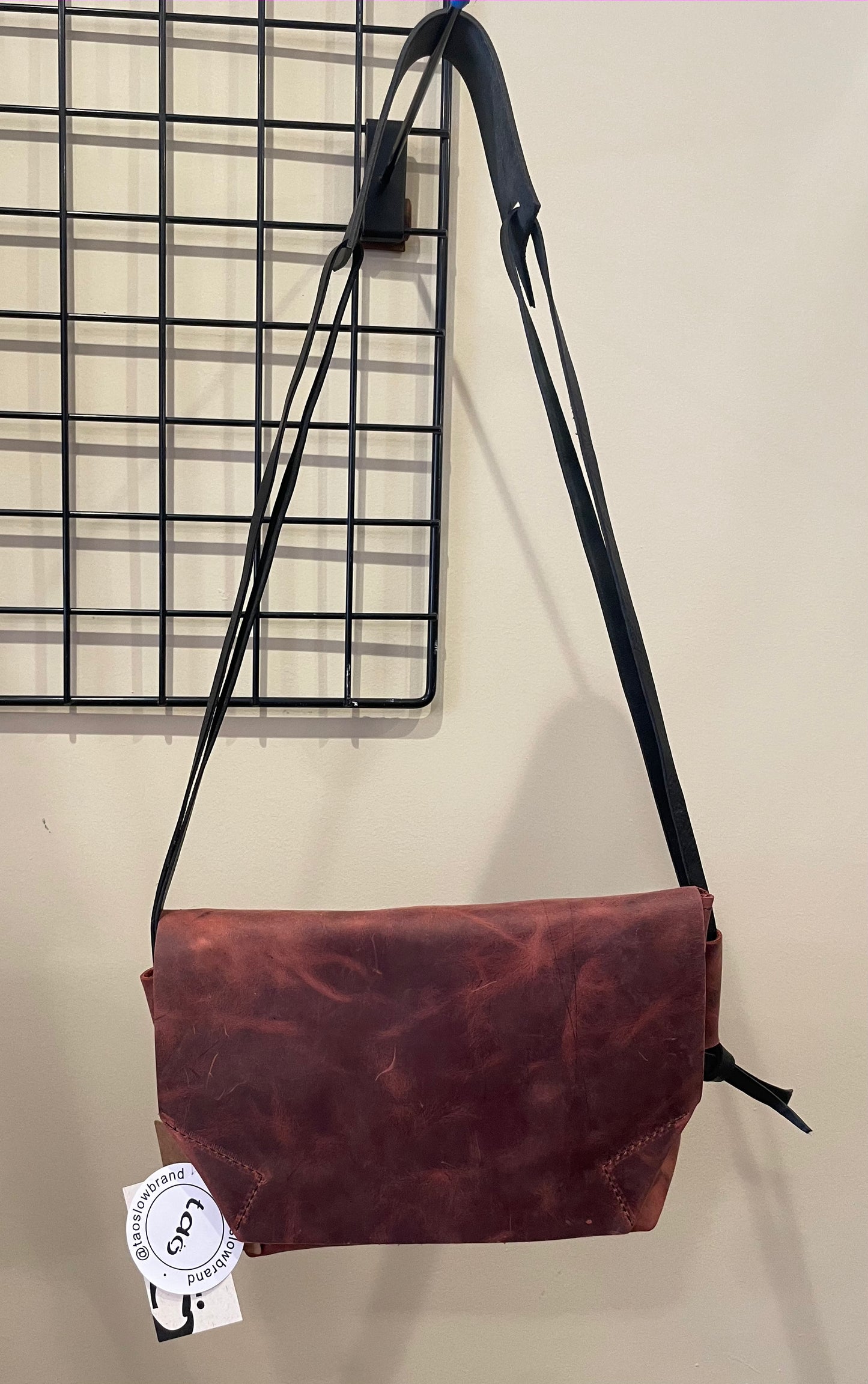 Leather Minibag Red