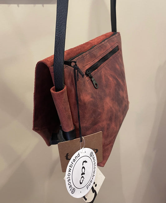 Leather Minibag Red