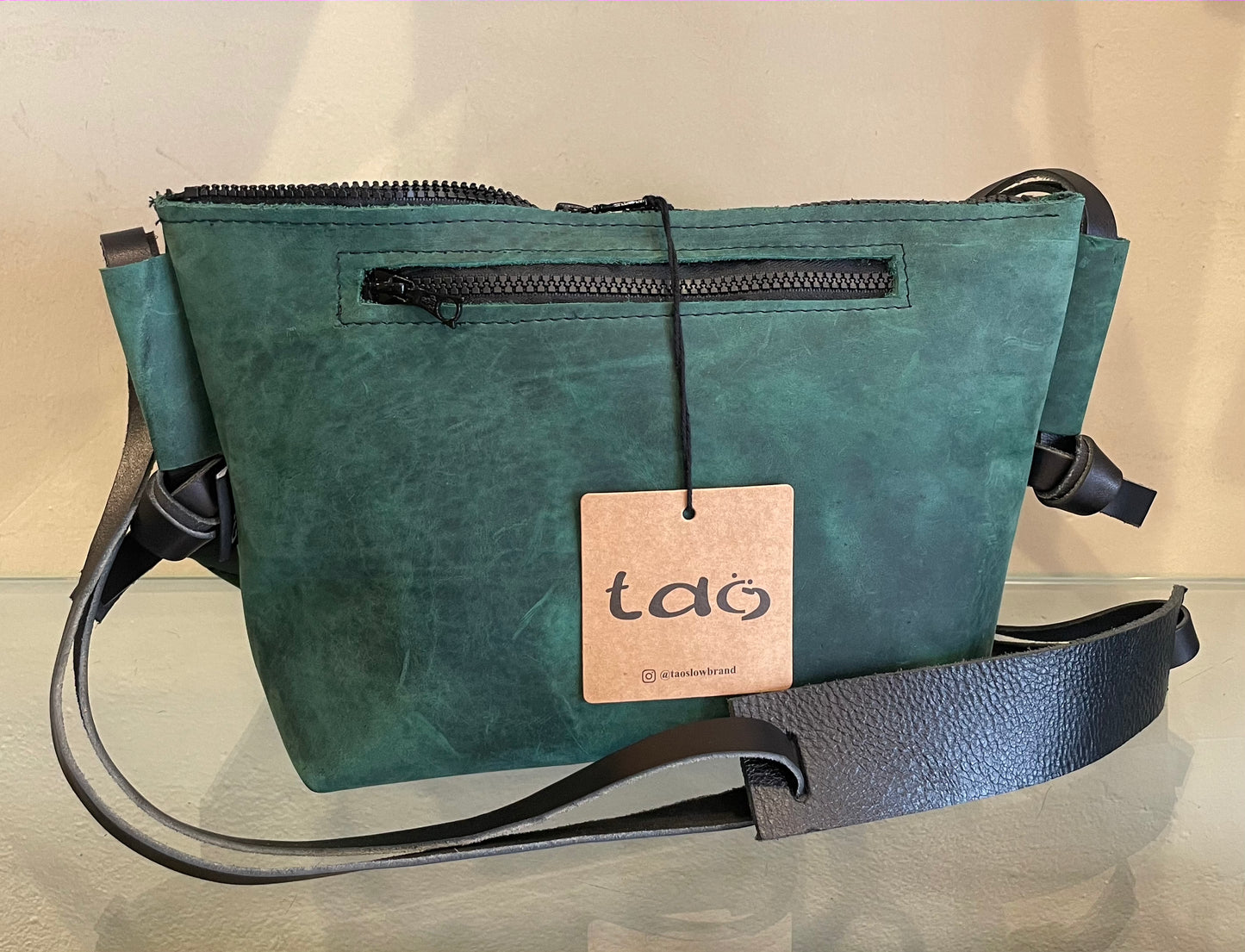 Leather Minibag Green