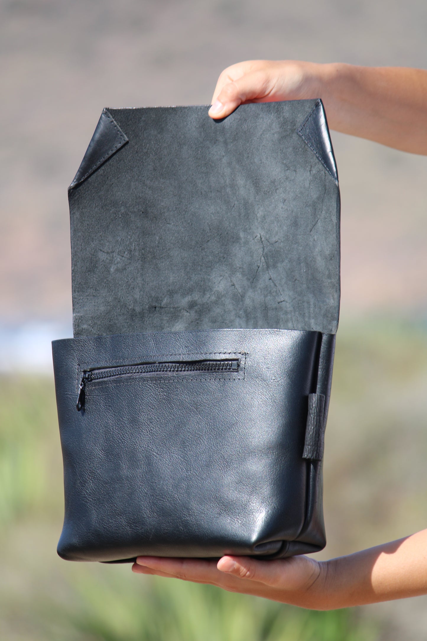 Leather Minibag Black