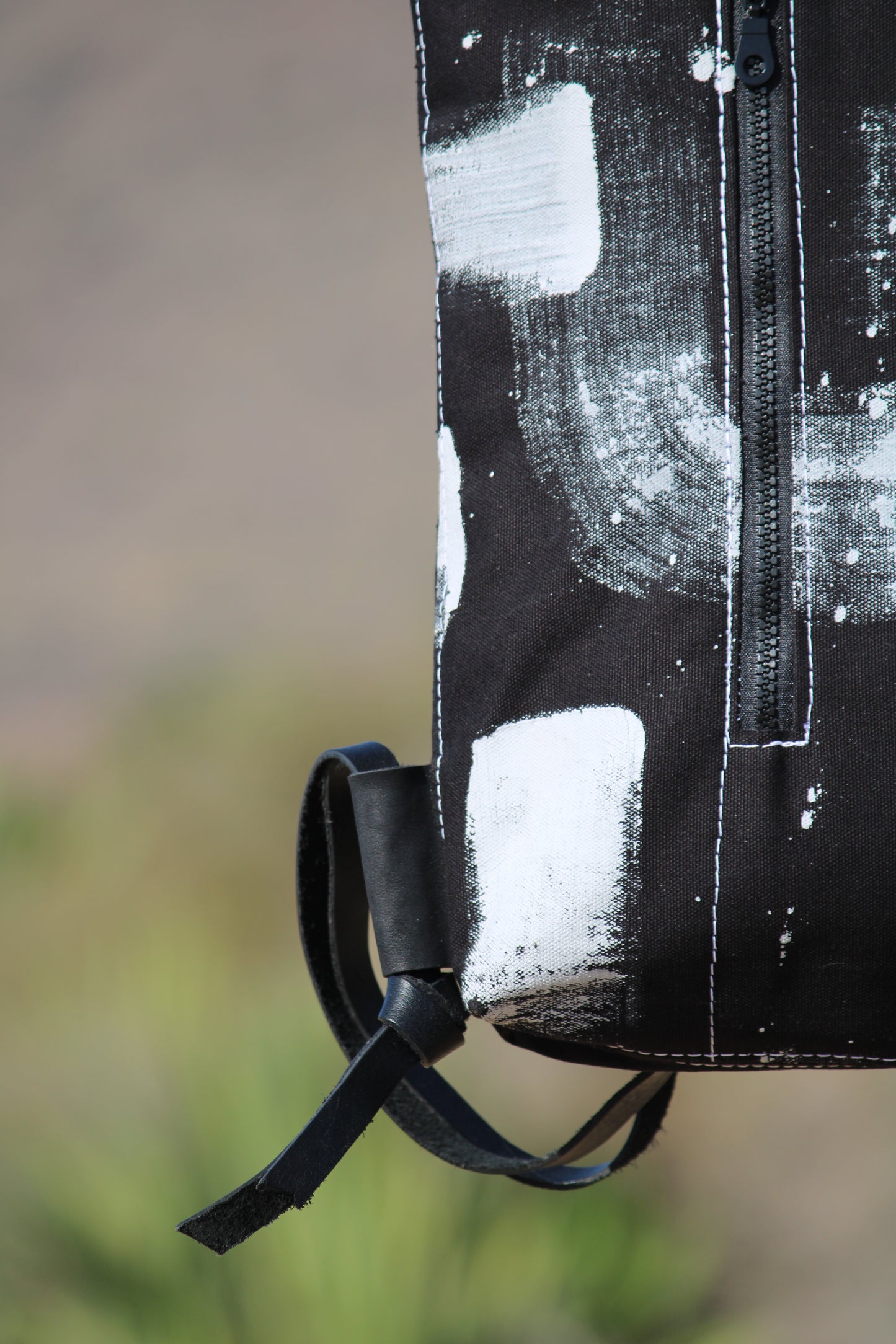 Cordura Painted Backpack Moon 3