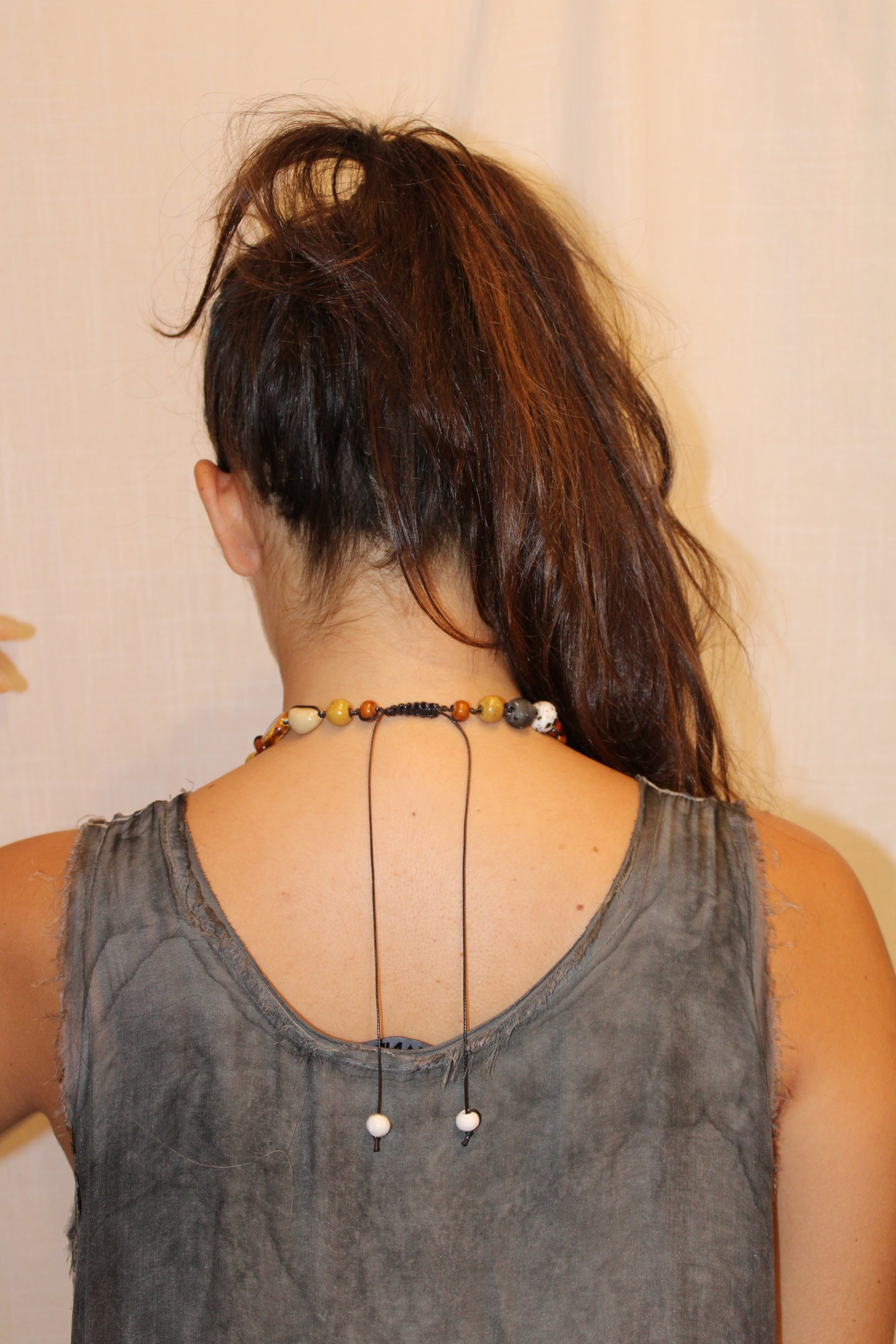 COLLANA MACRAME TAO