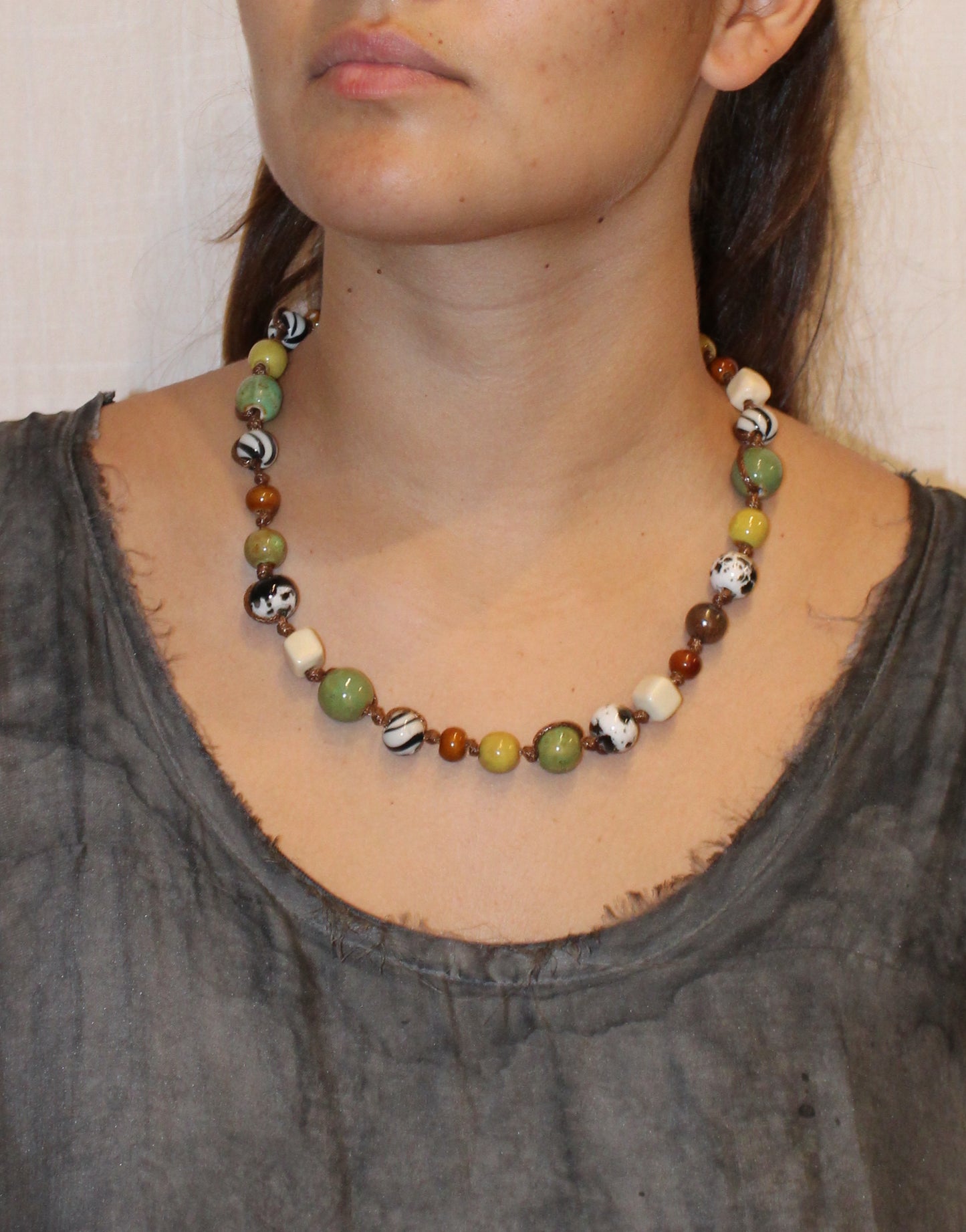 COLLANA MACRAME TAO