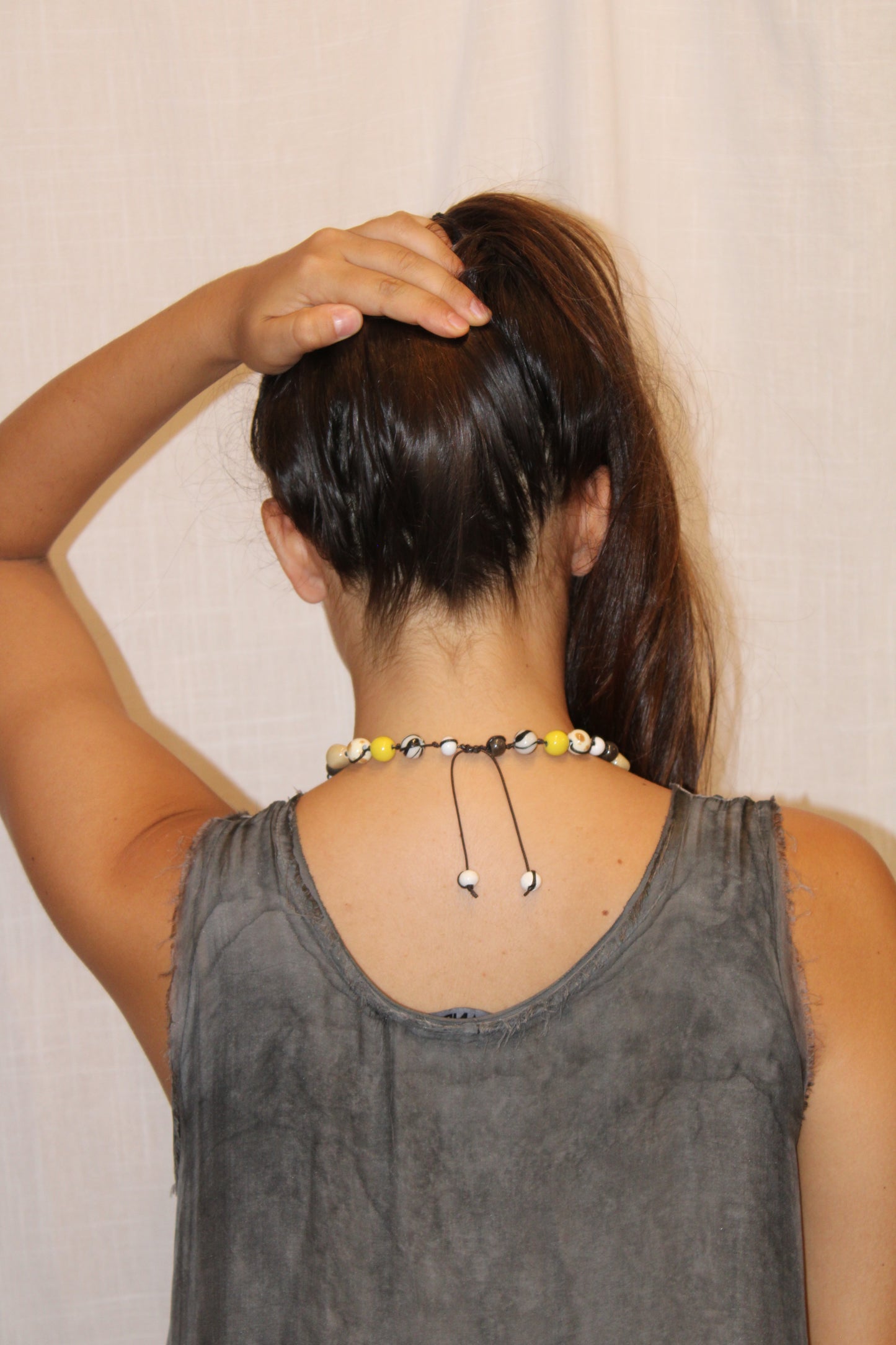 COLLANA MACRAME TAO